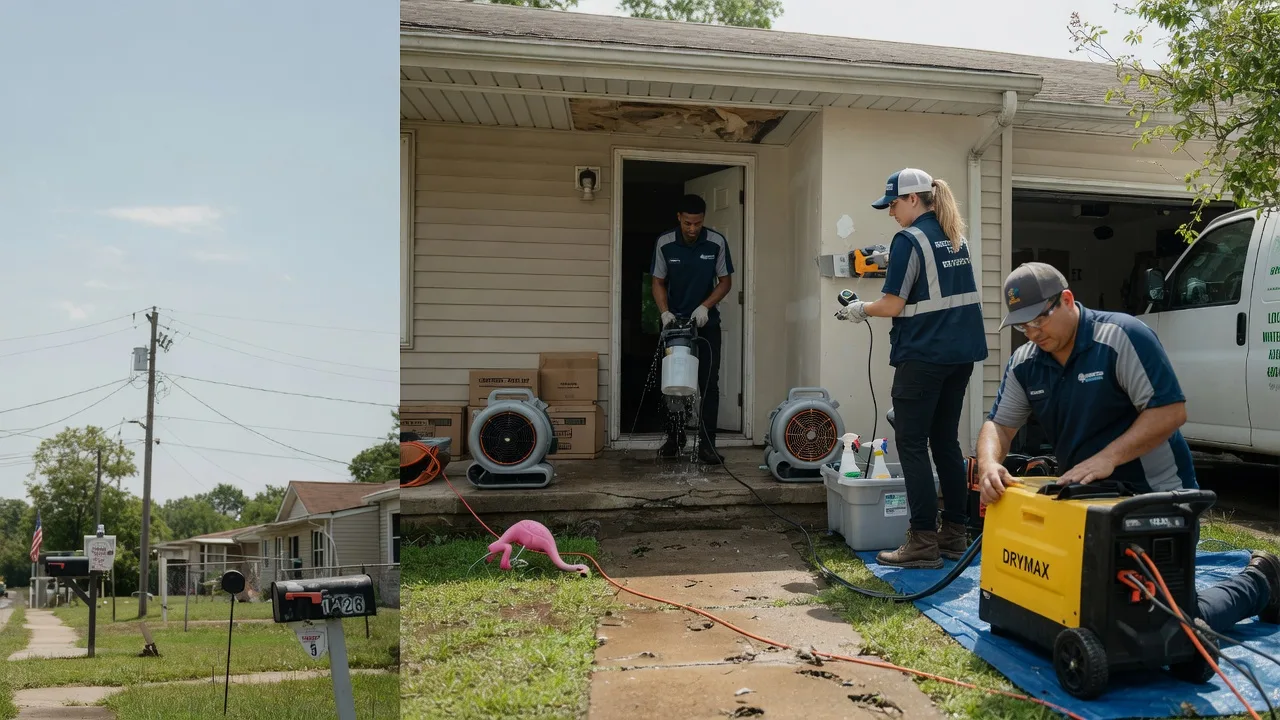 Storm Damage Water Removal in Hudson, IL near me